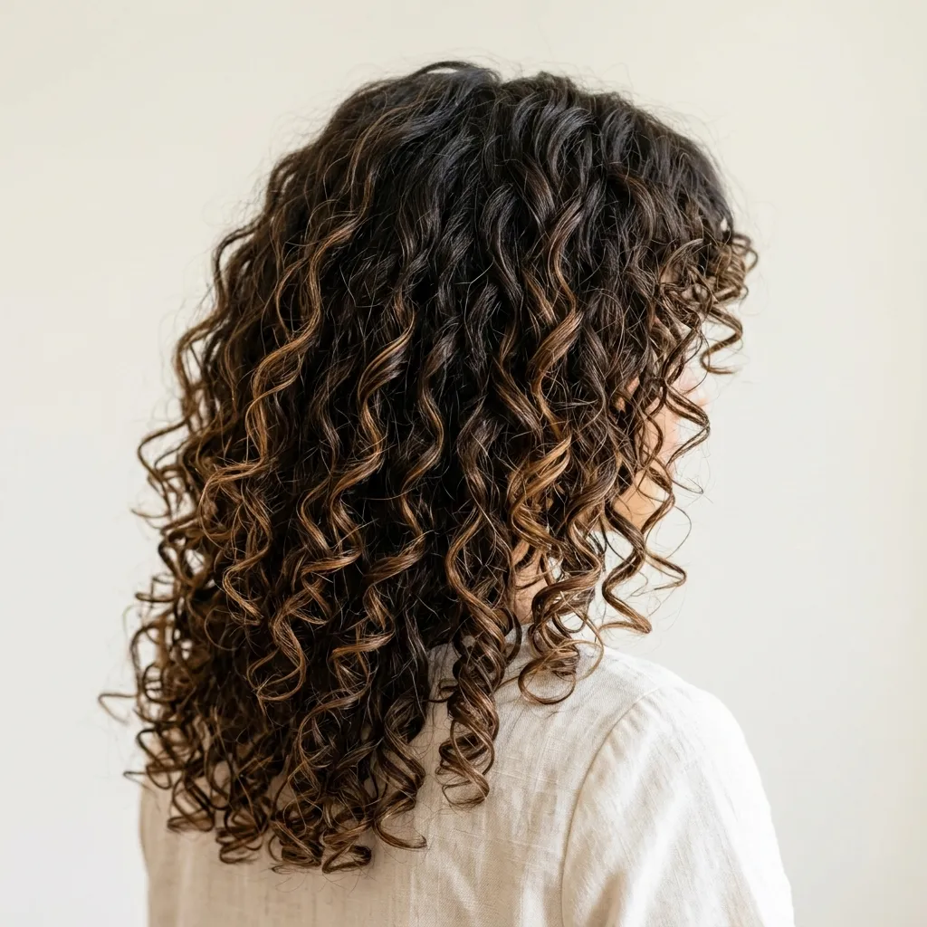 2. Curly-Girl Face-Framing Layers