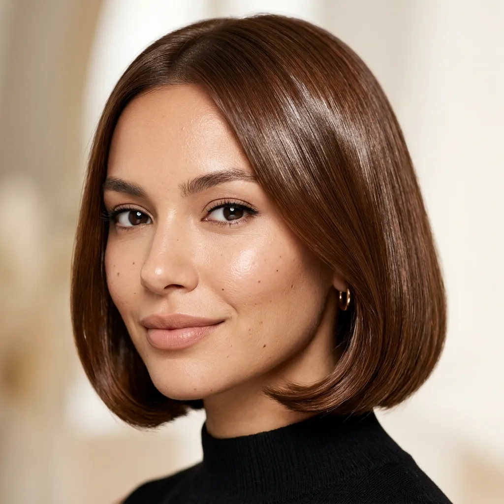 2. High-Shine Glossy Blowout Finish