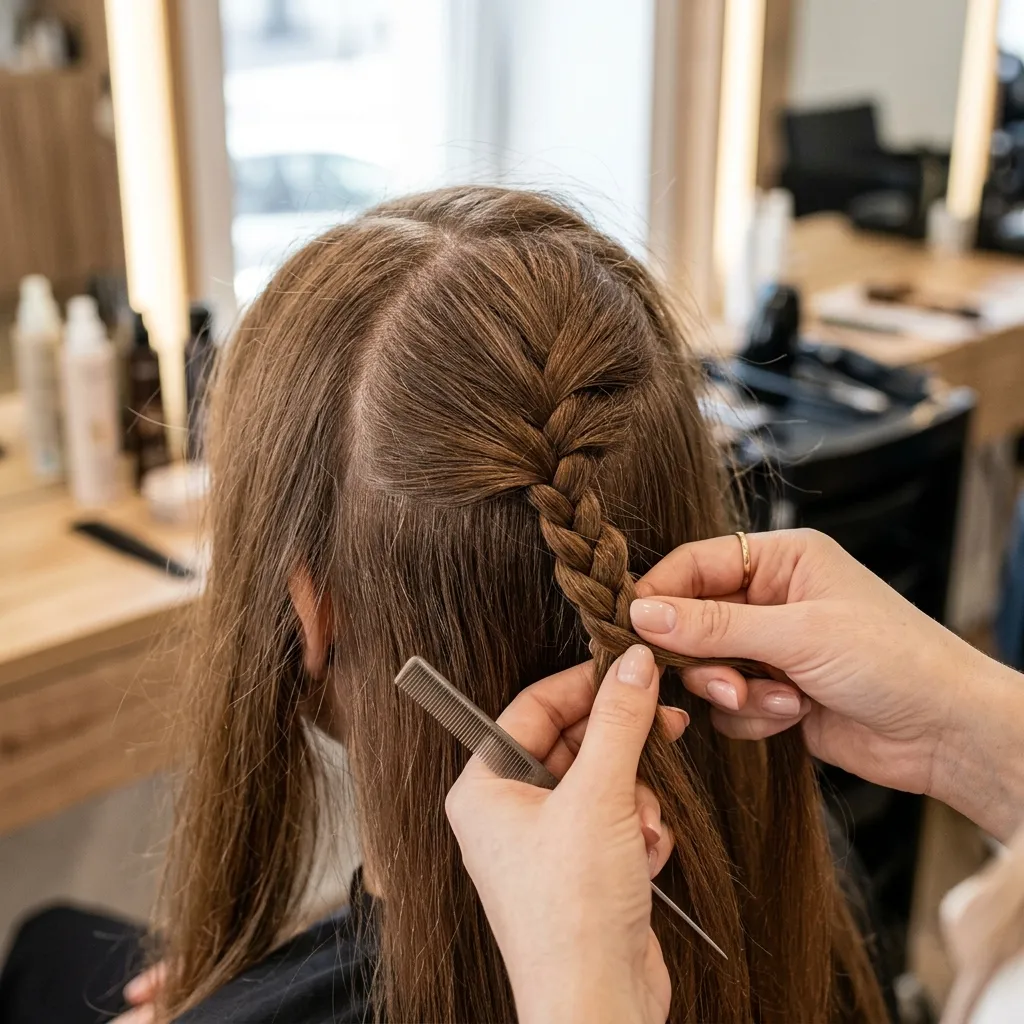 2. Low-Tension Color-Matched Braiding Hair for Seamless Blending