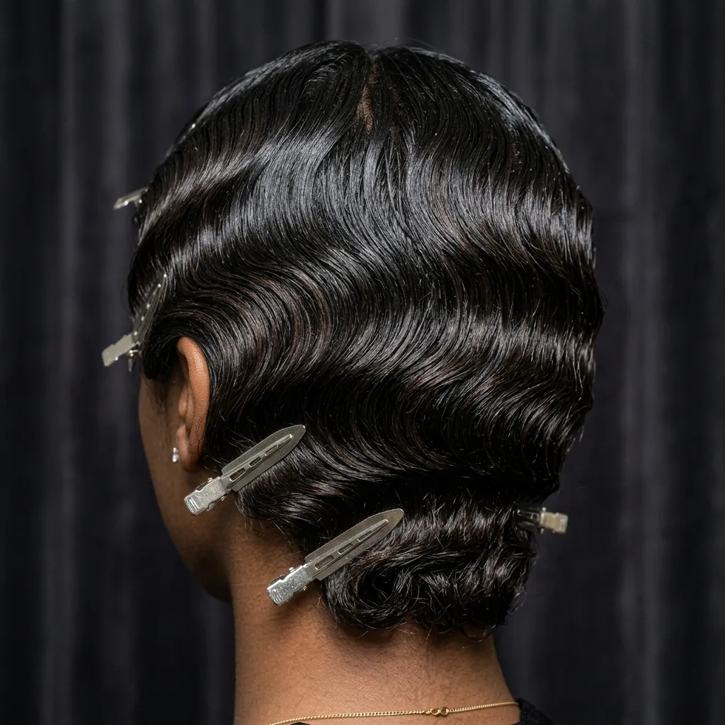 2. Old Hollywood Finger Waves A Dramatic Classic Hairstyle Staple