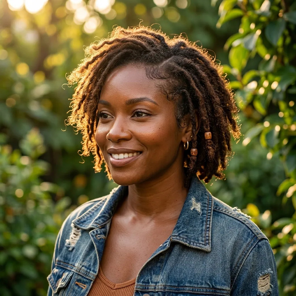 22. Bohemian Frizzy-Edge Invisible Locs