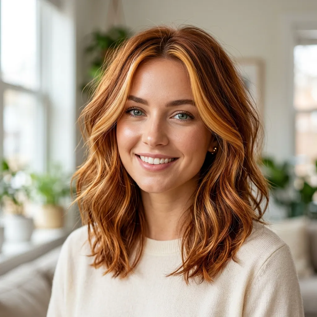 23. Layered Lob with Money Piece