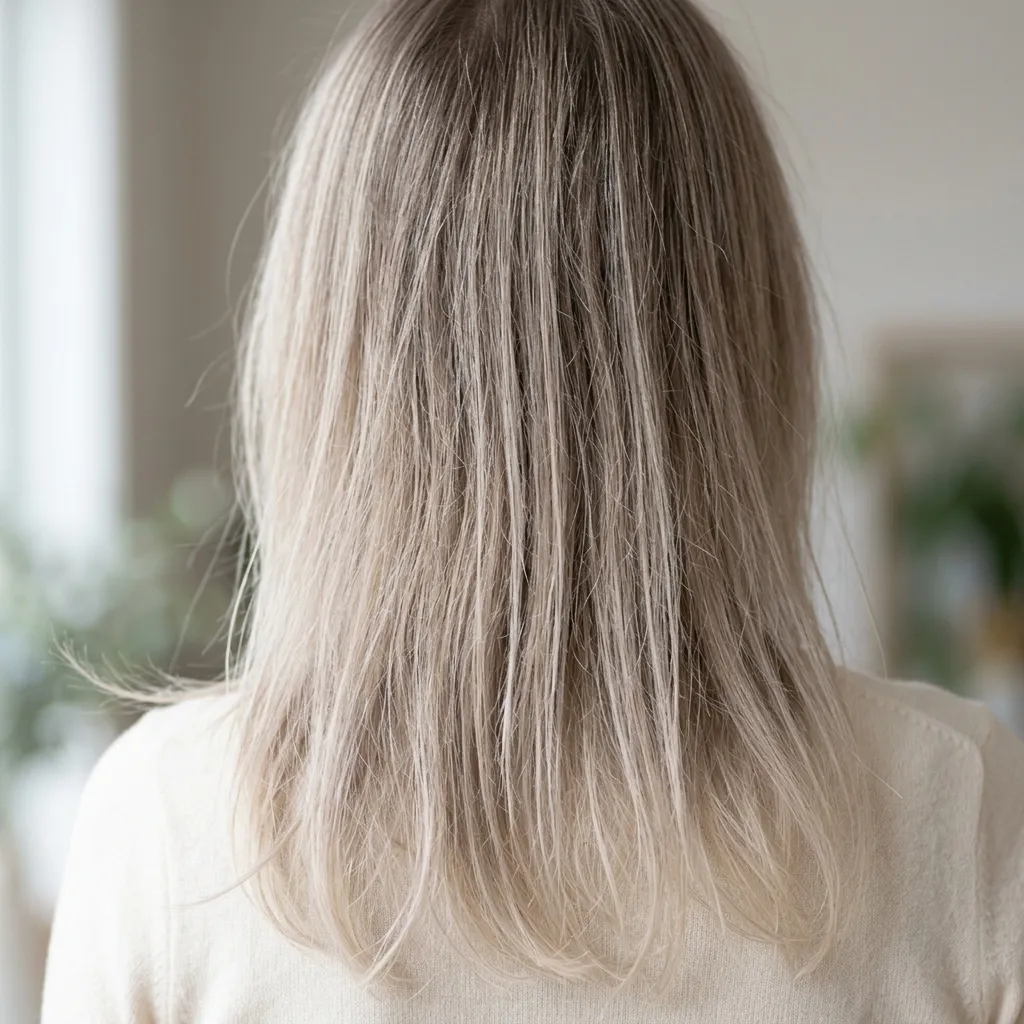 25. Ash Blonde Balayage for Thin, Fragile Hair