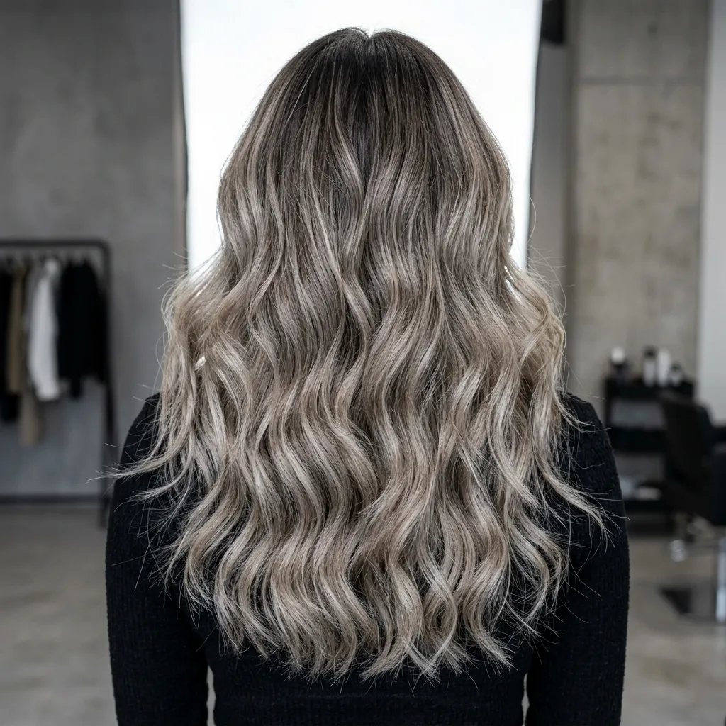 27. Ash Blonde Balayage for Dense, Resistant Hair