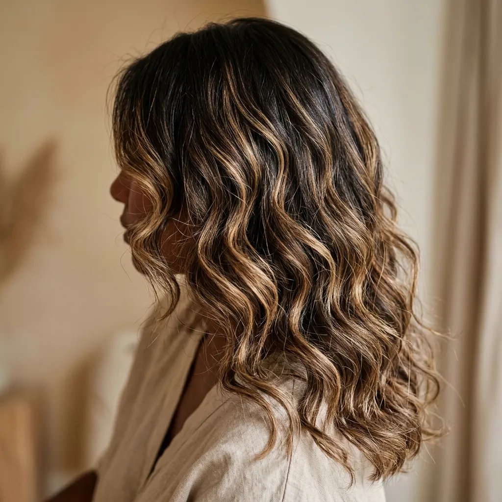 4. Beachy Waves to Showcase Balayage Dimension