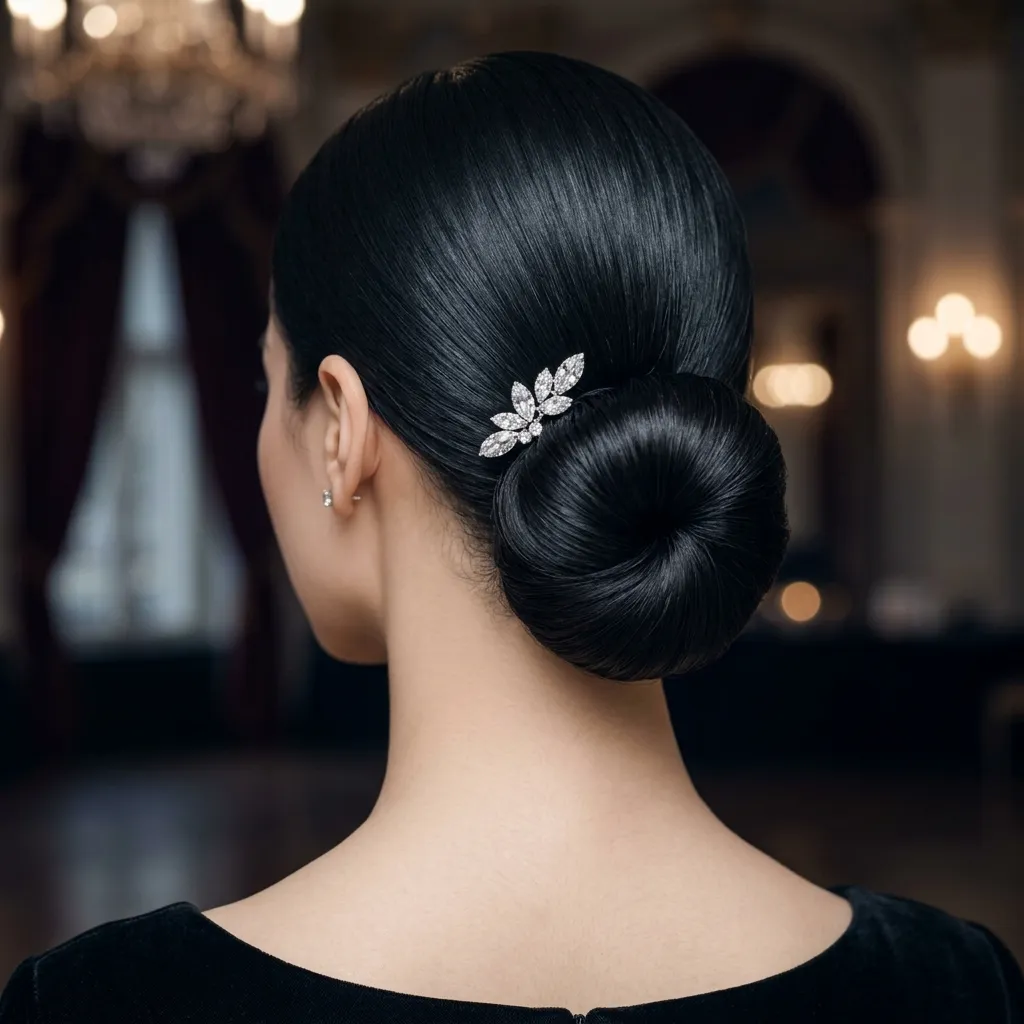 4. Classic Chignon at the Nape