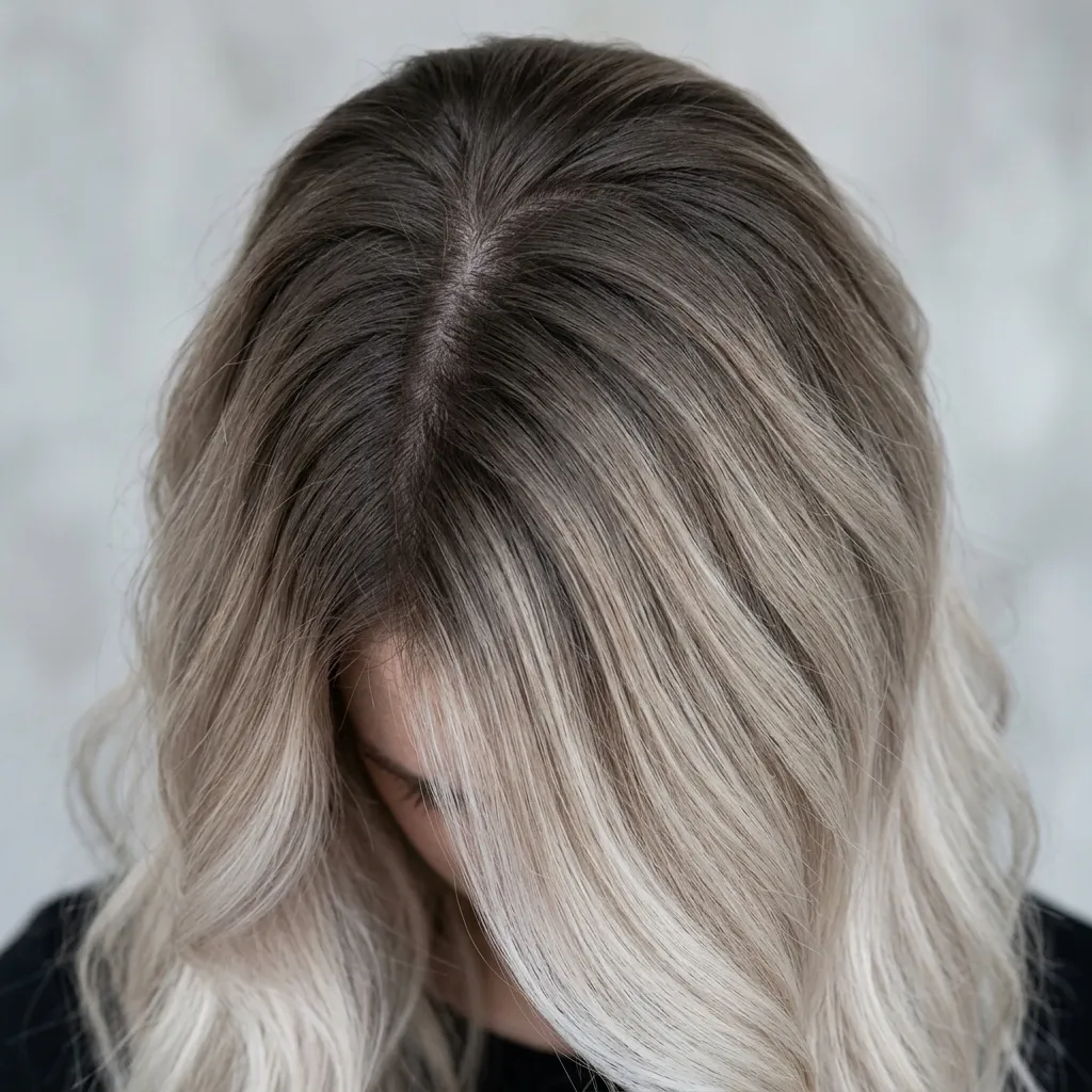 4. Cool-Toned Root Melt