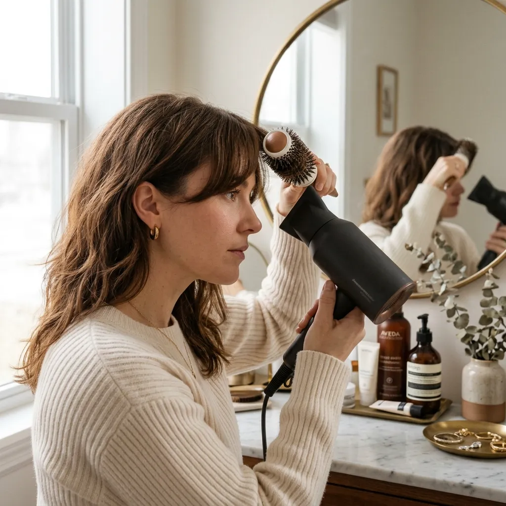 4. Round-Brush Blowout Bend