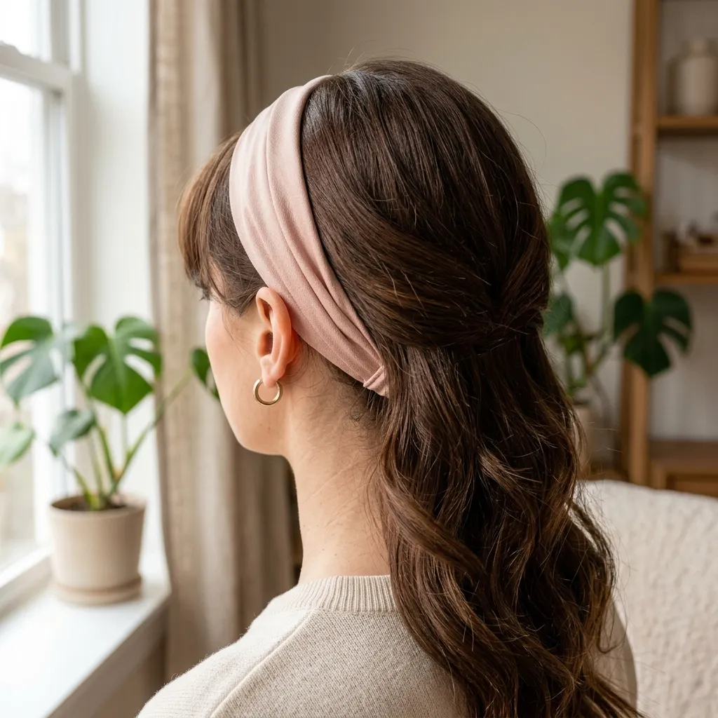 4. Silk Headband Styling