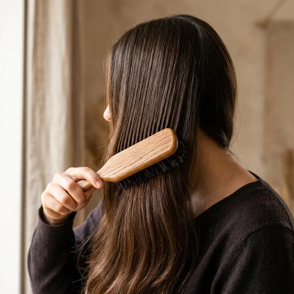 4. Switch to a Boar Bristle Brush for Daily Brushing