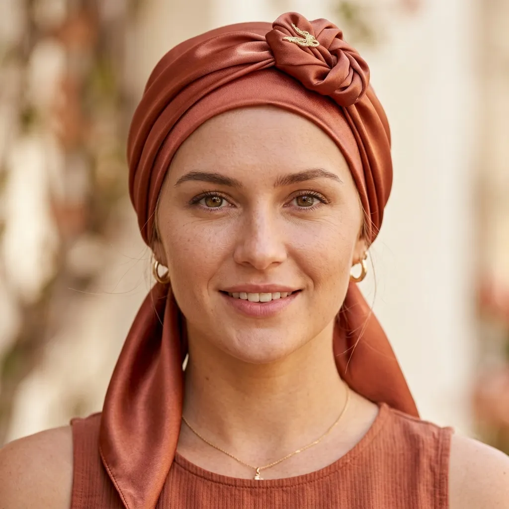 5. Silk Scarf Headband Styling