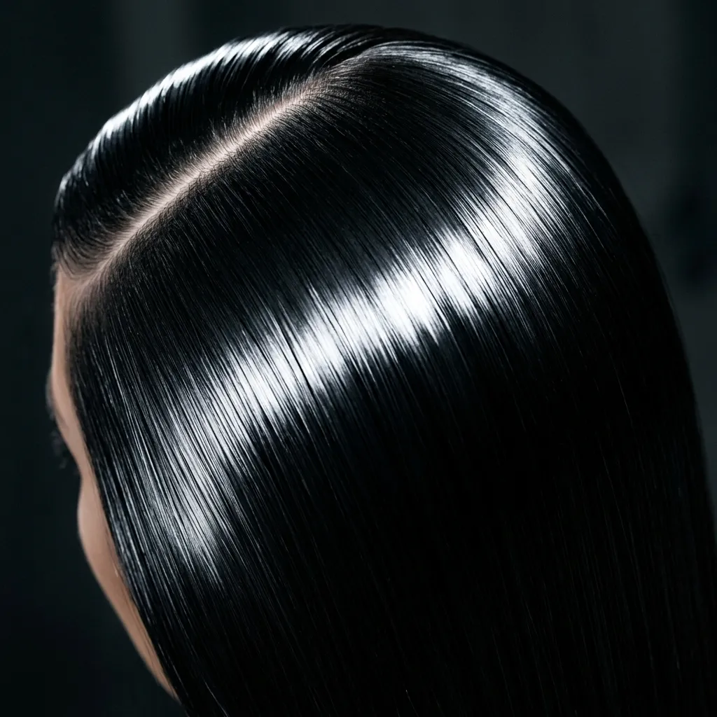 6. Jet Black Glossed to a Patent-Leather Shine