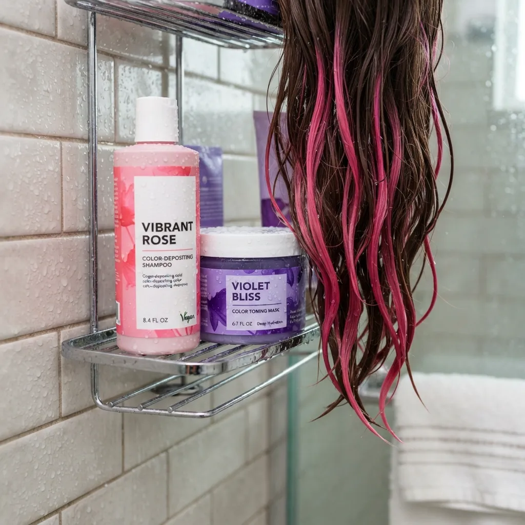 7. A Color-Depositing Shampoo Routine That Keeps Pink Vivid