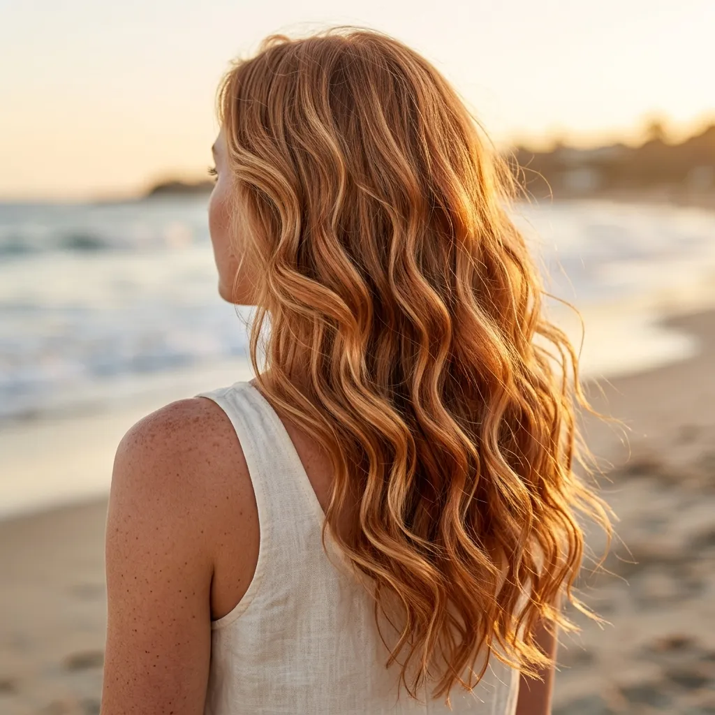7. Beachy Wave Balayage for Natural Movement