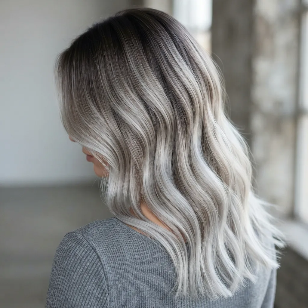 7. Cool Ash Blonde for Brown to Blonde Balayage on Cool Undertones