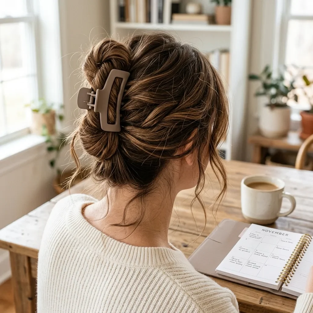 7. Two-Minute Messy Bun