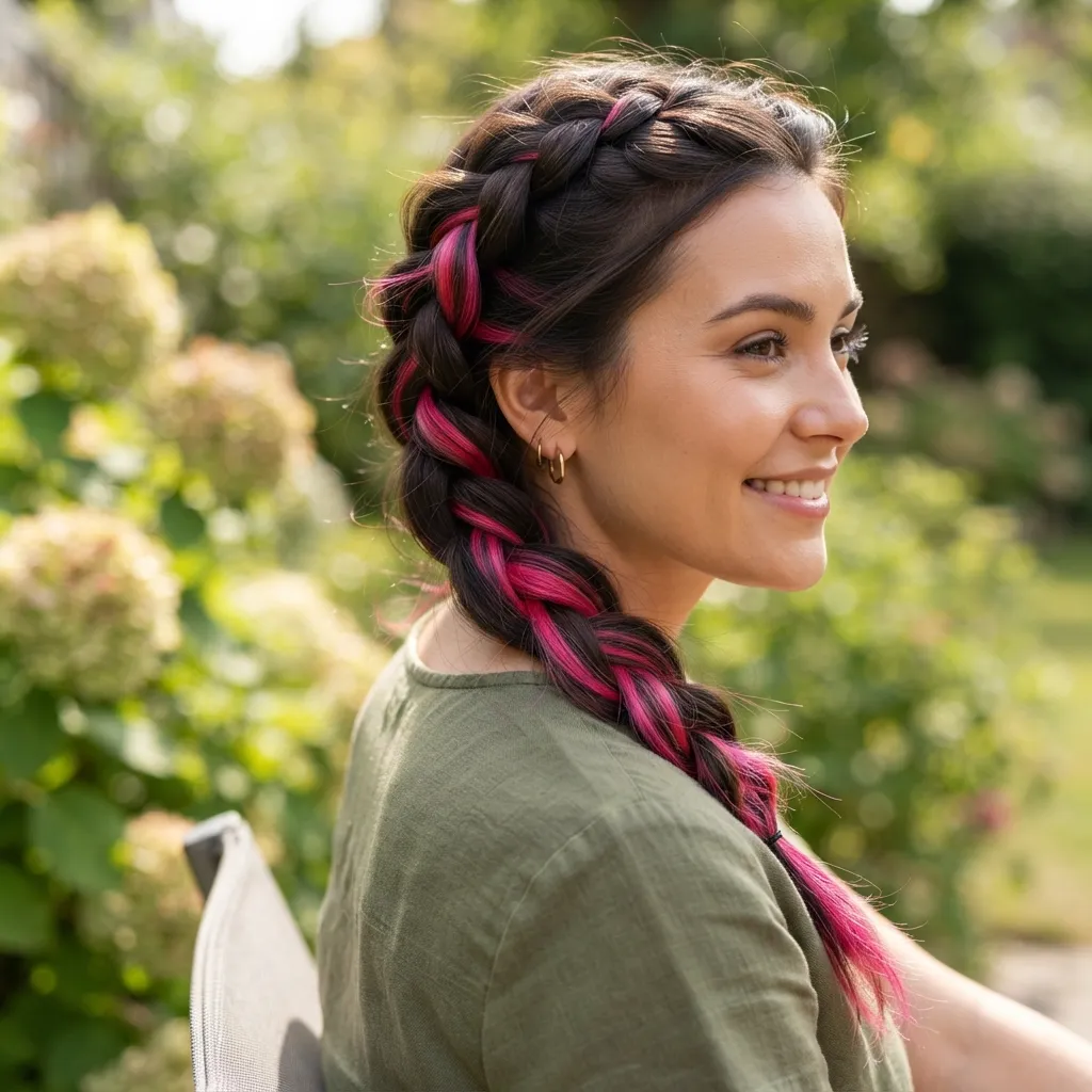 9. Braided Peekaboo Reveal