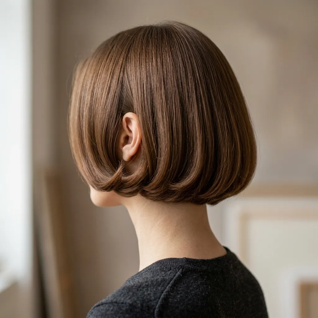 9. Classic Chin-Length Pageboy with Under-Curled Ends