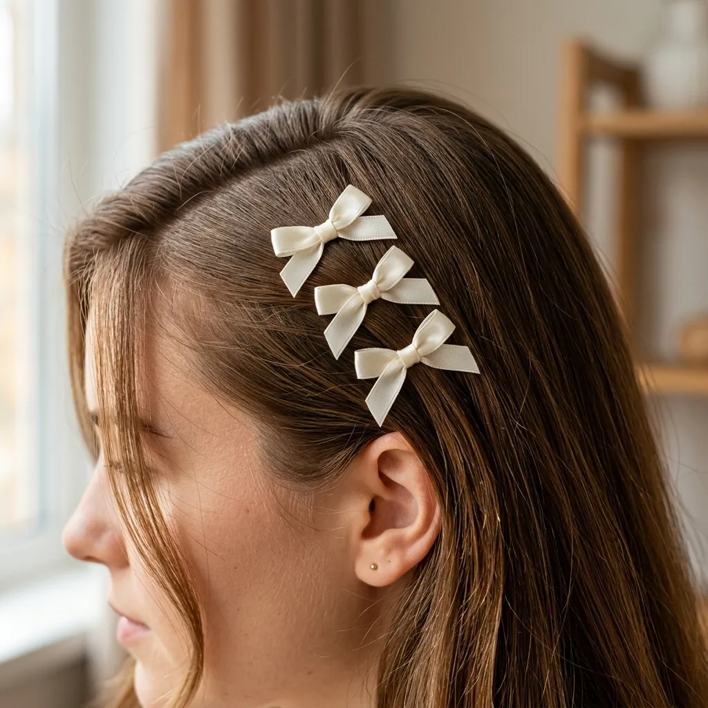 9. Mini Bow Cluster Along the Part