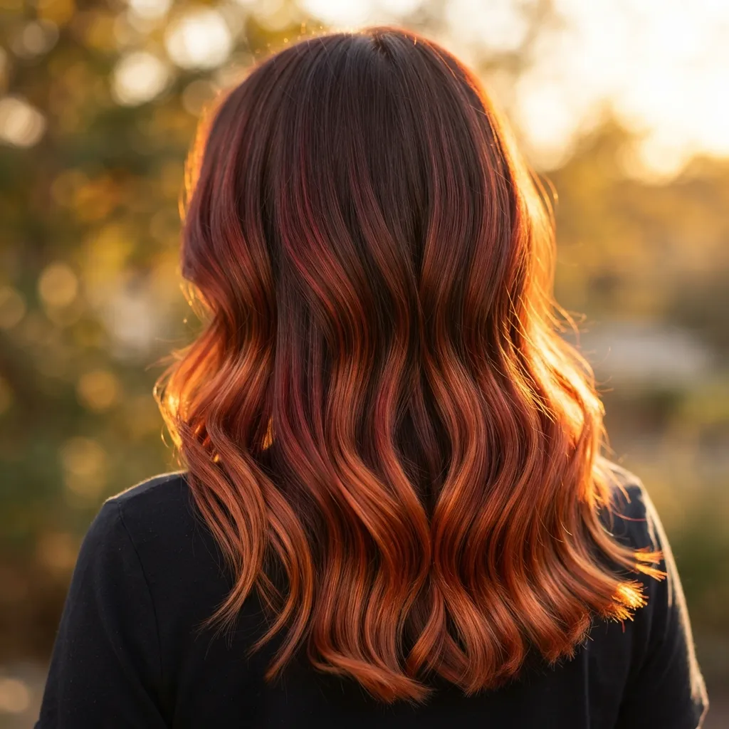9. Warm Copper Glaze Over Cherry for Extra Glow