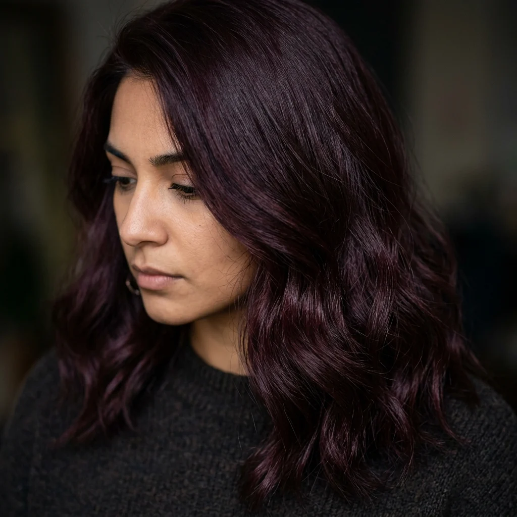 1. Deep Wine Maroon Base Color