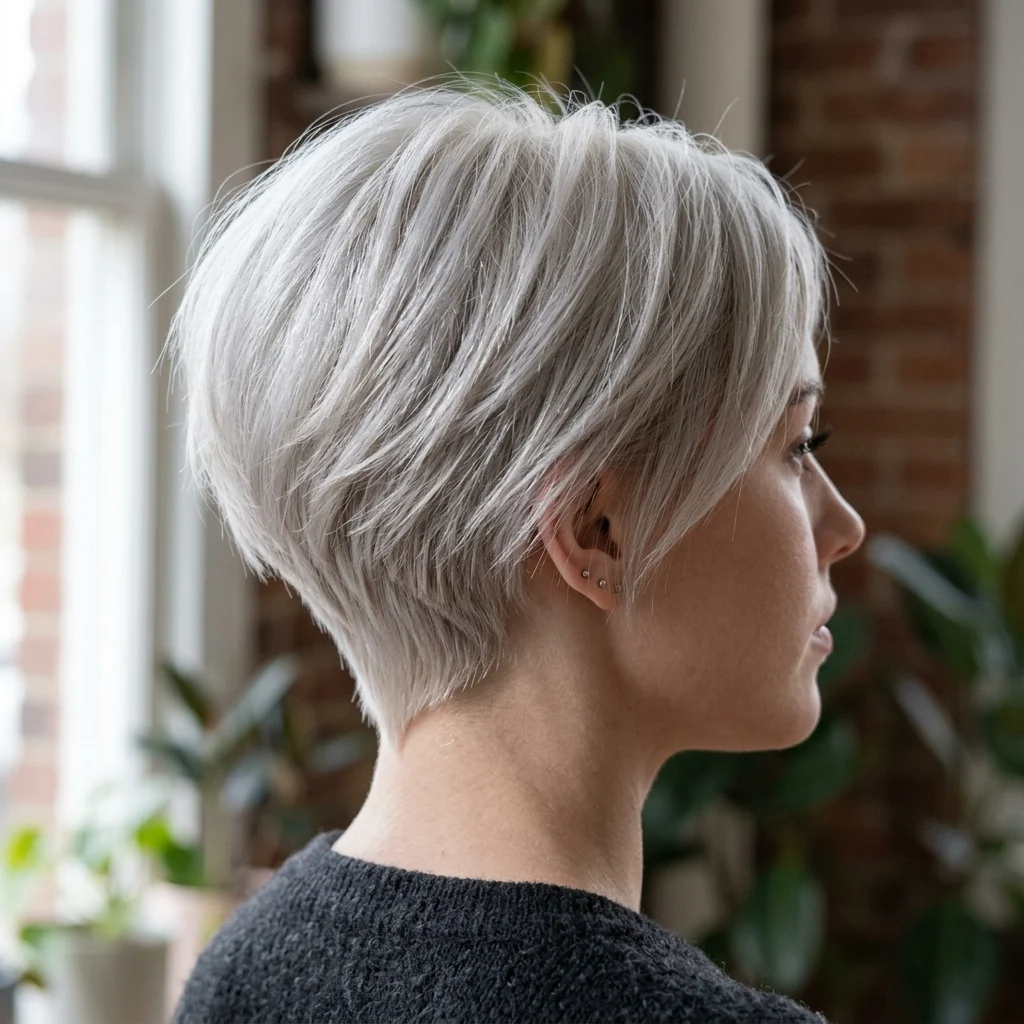 1. Icy Platinum Wedge with Cool Undertones (COLOR)