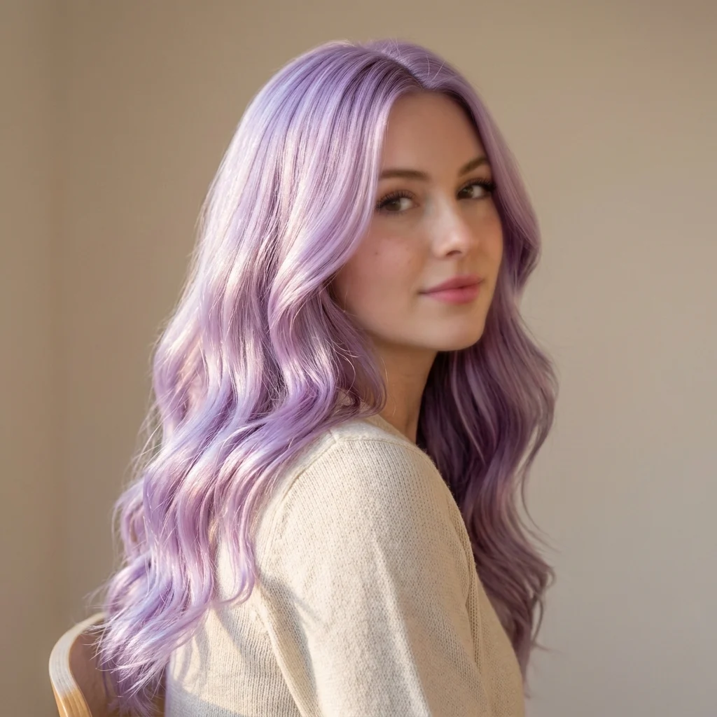 1. Pastel Lavender All-Over (COLOR)