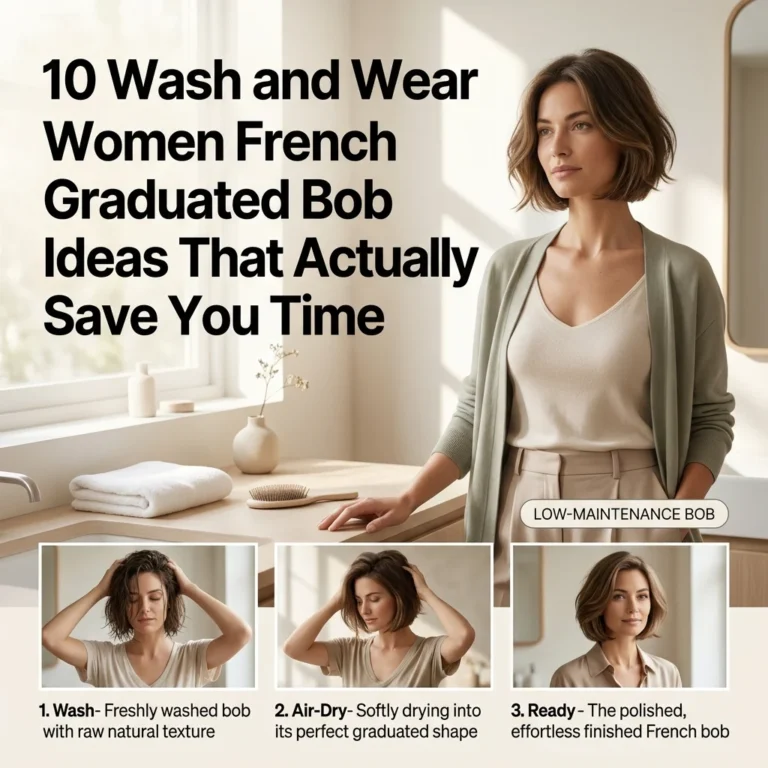 10 Wash and Wear Women French Graduated Bob Ideas That Actually Save You Time