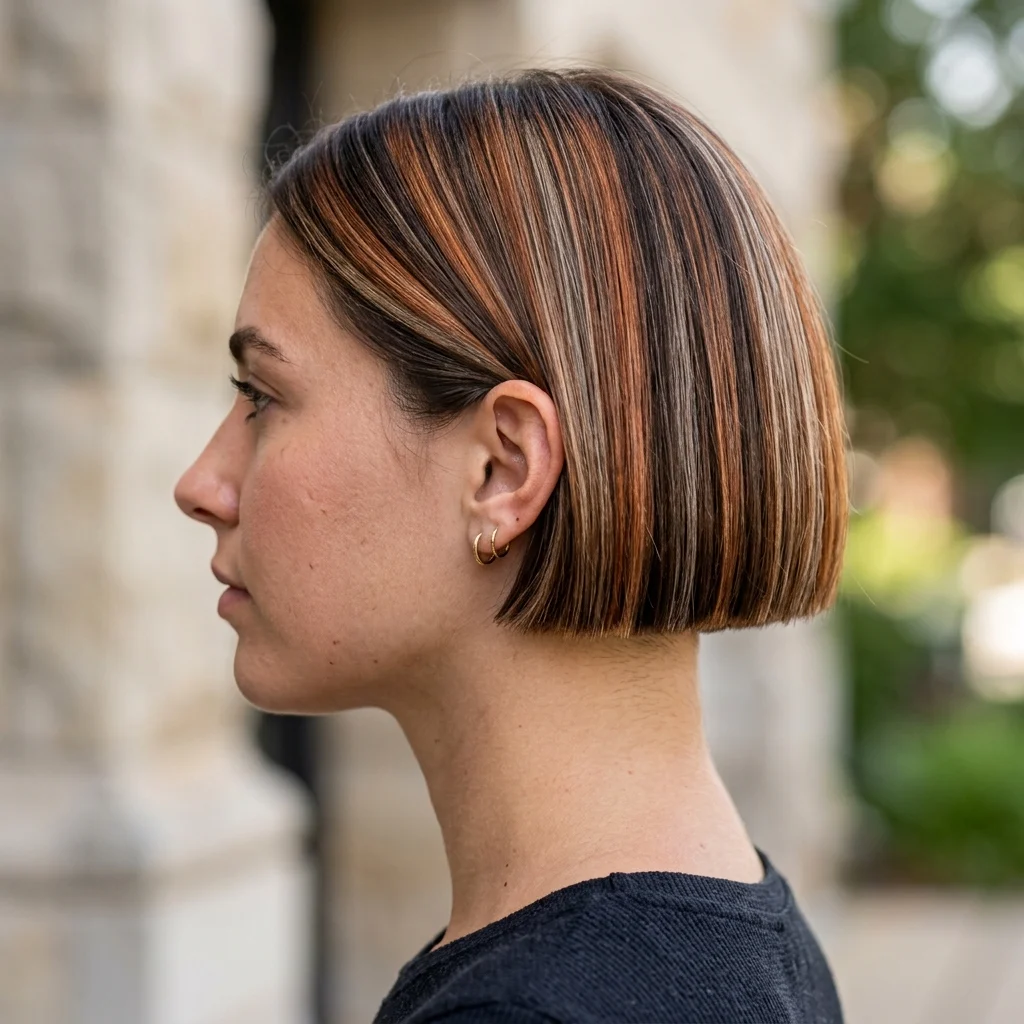 10. Ear-Length Micro Bob Silhouette