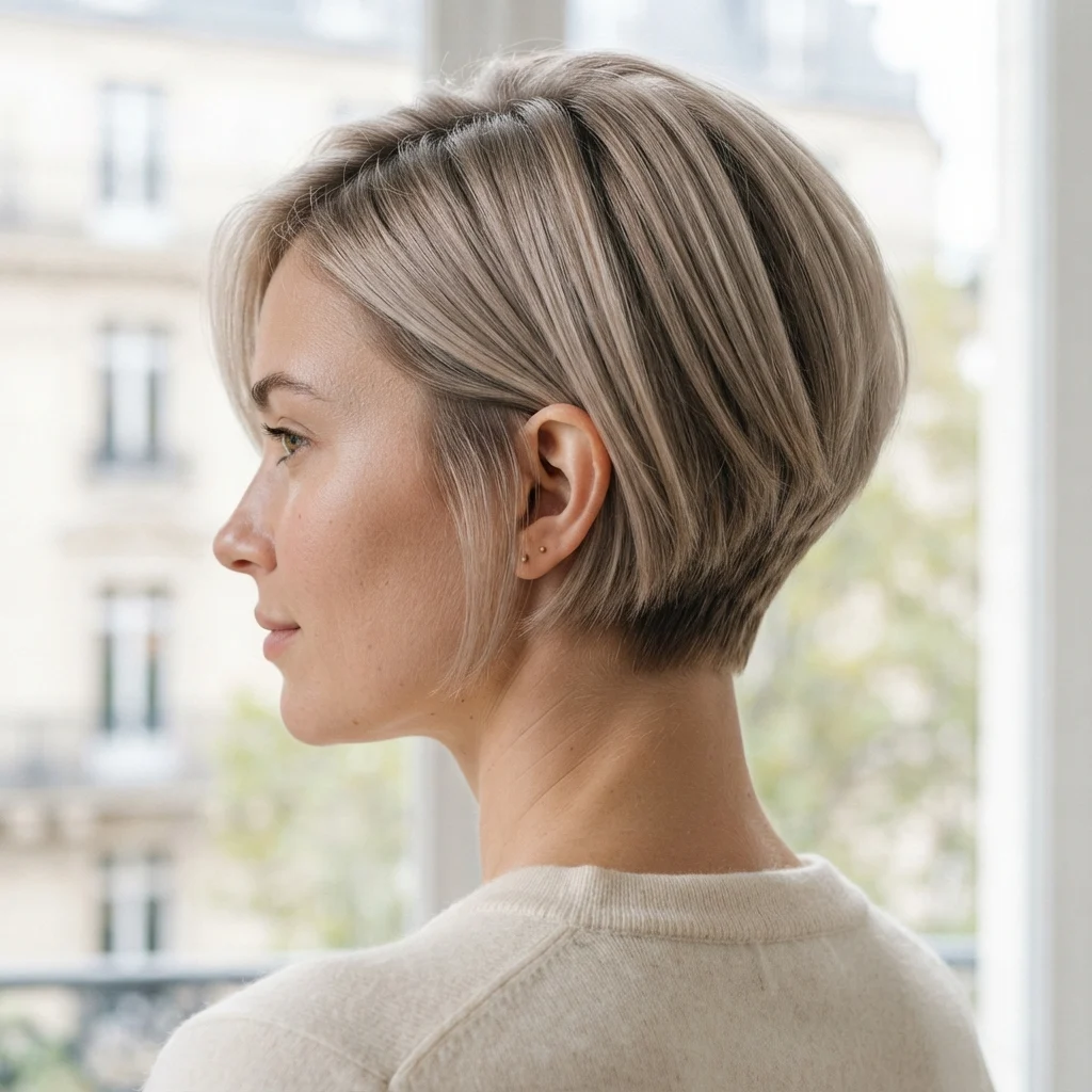 10. One Length Micro Bob for Ultra Fine Hair