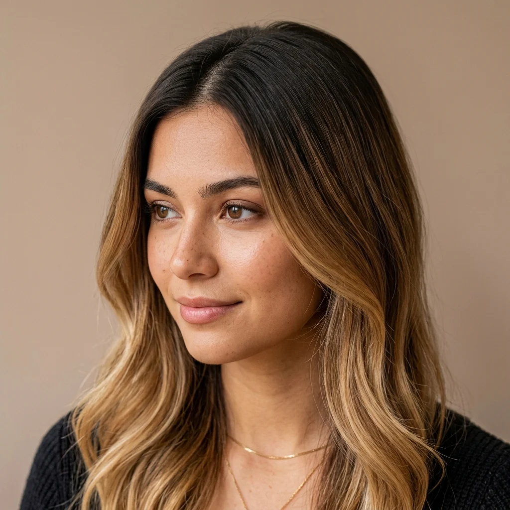 10. Root Melt Ombré to Soften Regrowth Lines
