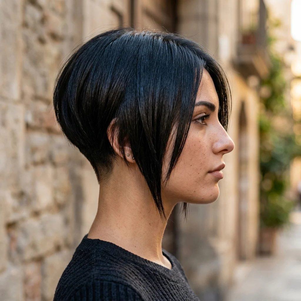 11. Asymmetrical Long-in-Front Wedge