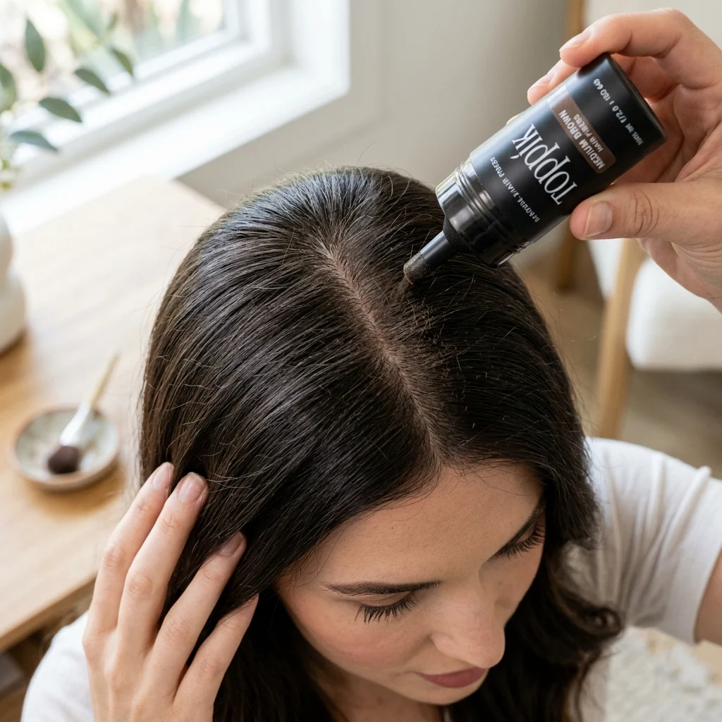 11. Hair Fibers for Root Coverage