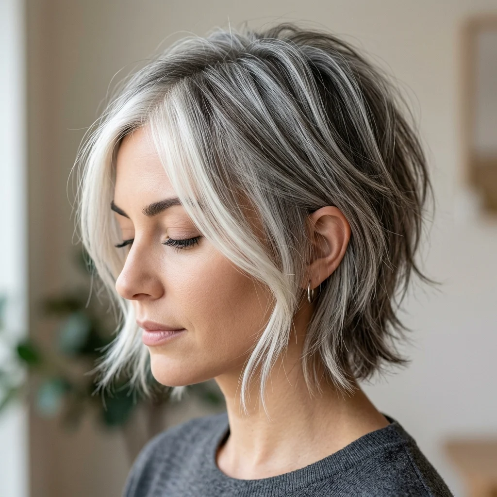 11. Single-Strand Platinum Face Frame
