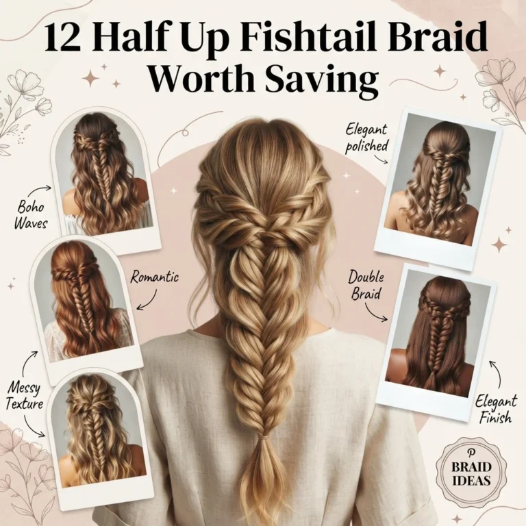 12 Half Up Fishtail Braid Hairstyles Worth Saving