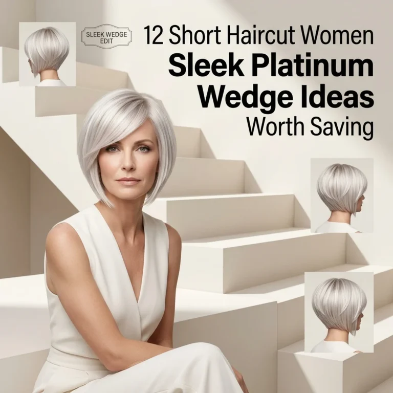 12 Short Haircut Women Sleek Platinum Wedge Ideas Worth Saving