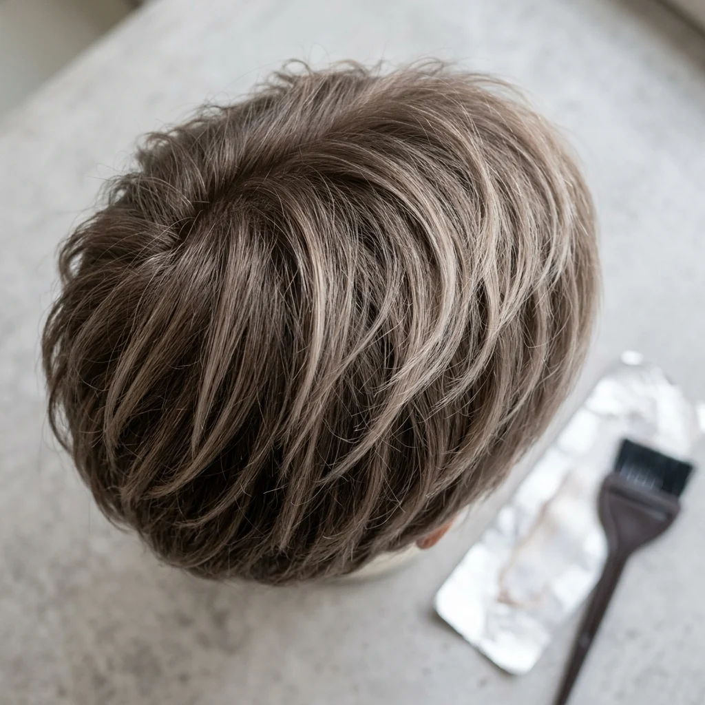 13. Cropped Sides with Skin-Fade Texture