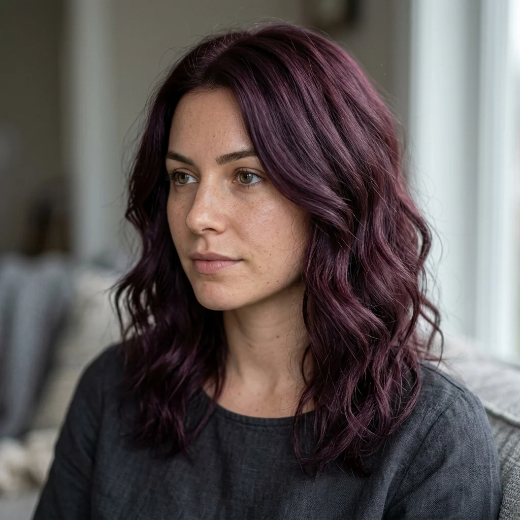 13. Matte Finish Deep Plum (STYLING)
