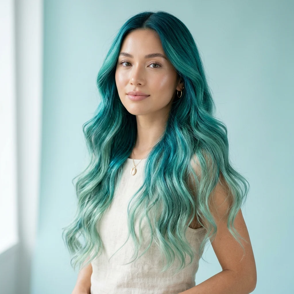 13. Mermaid Teal, Turquoise, and Seafoam Blend
