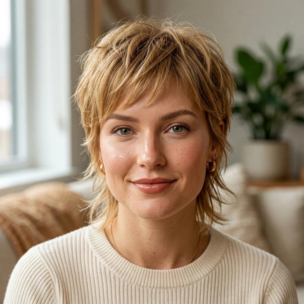 14. Face-Framing Adjustment for Square Faces