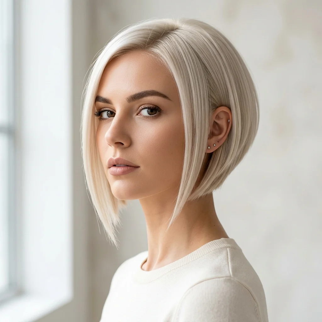 14. Sharp A-Line Stacked Bob