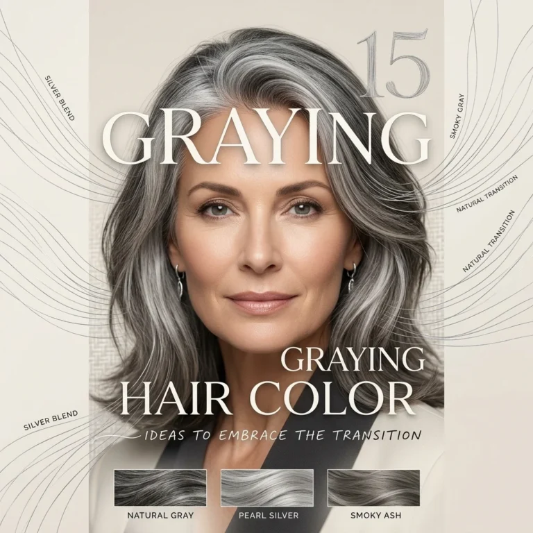15 Graying Hair Color Ideas