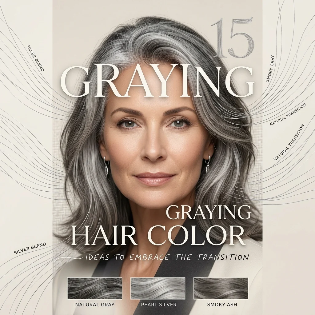 15 Graying Hair Color Ideas