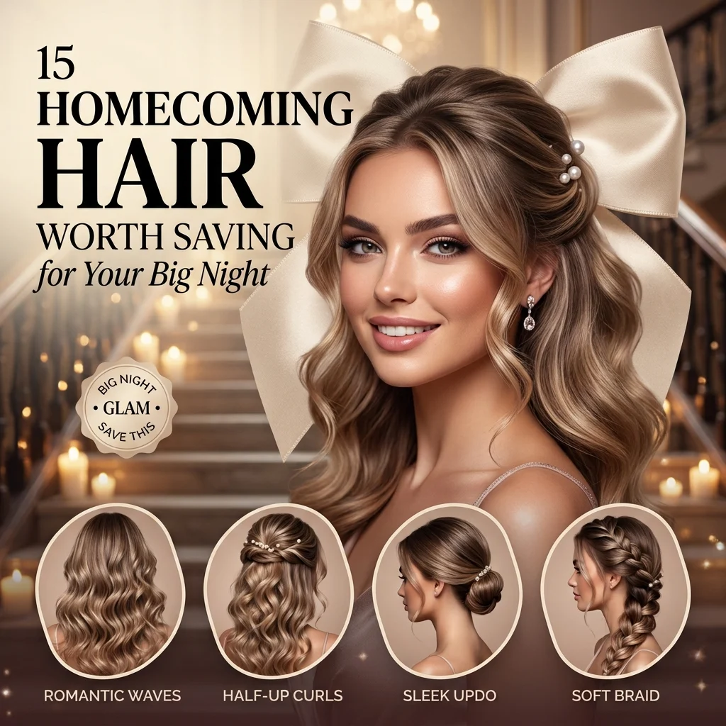 15 Homecoming Hair Ideas Worth Saving for Your Big Night