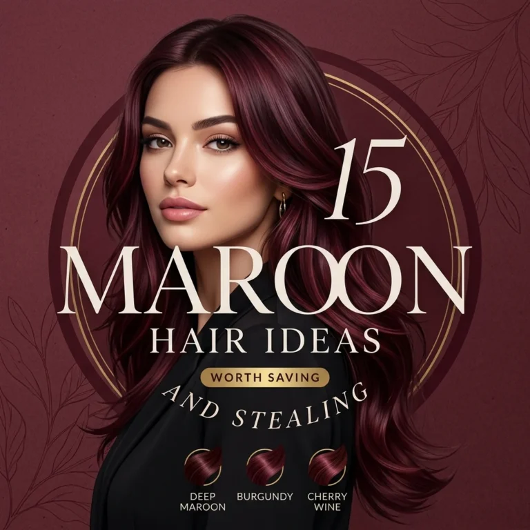 15 Maroon Hair Ideas Worth Saving (And Stealing)
