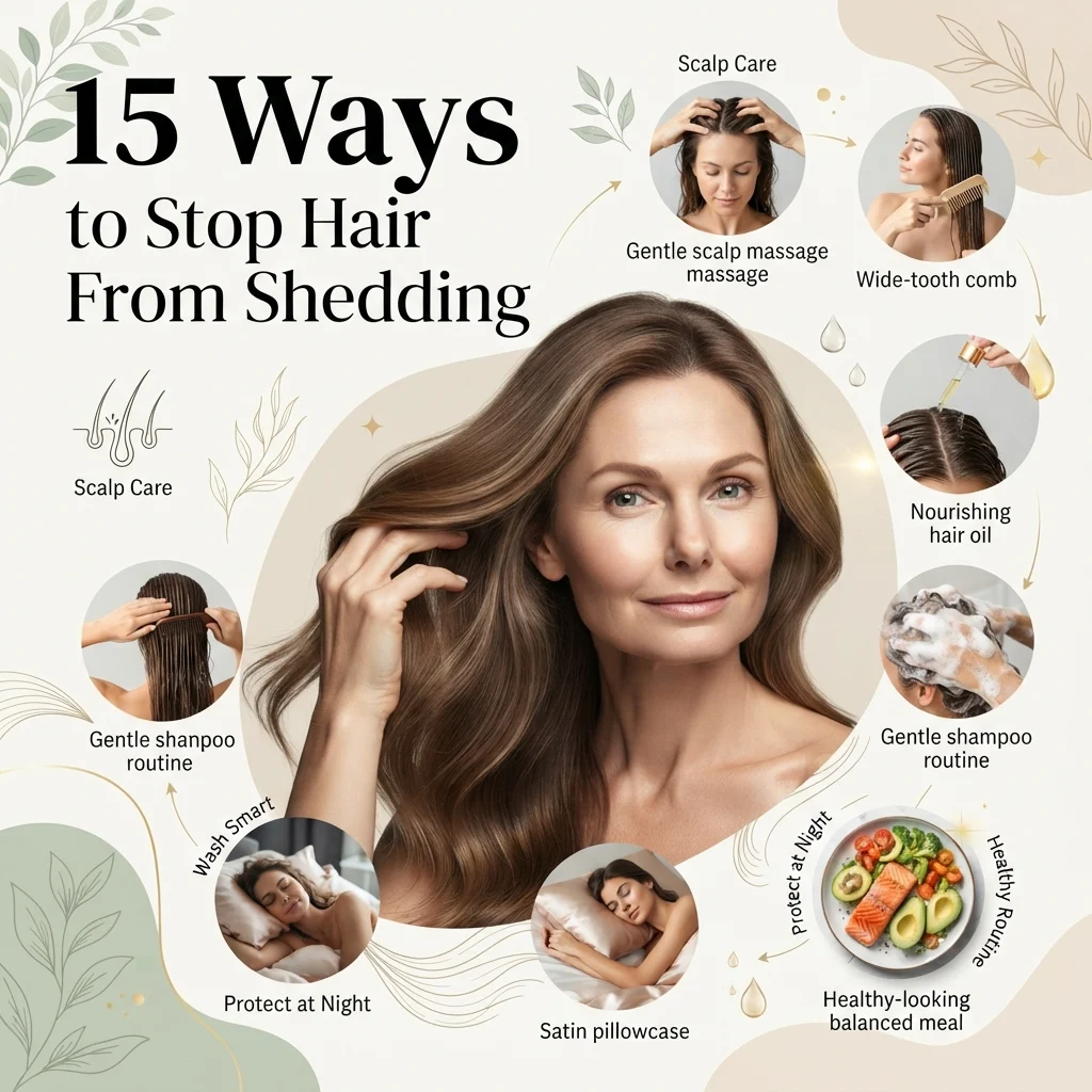 15 Ways to Stop Hair From Shedding