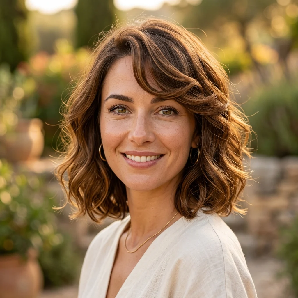 15. Curling Wand Fringe Curl