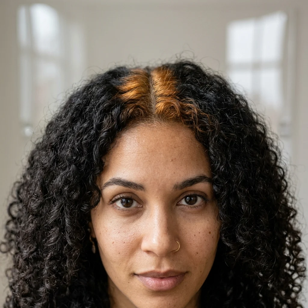 15. Root-Only Color on Curls (LOW-COMMITMENT)