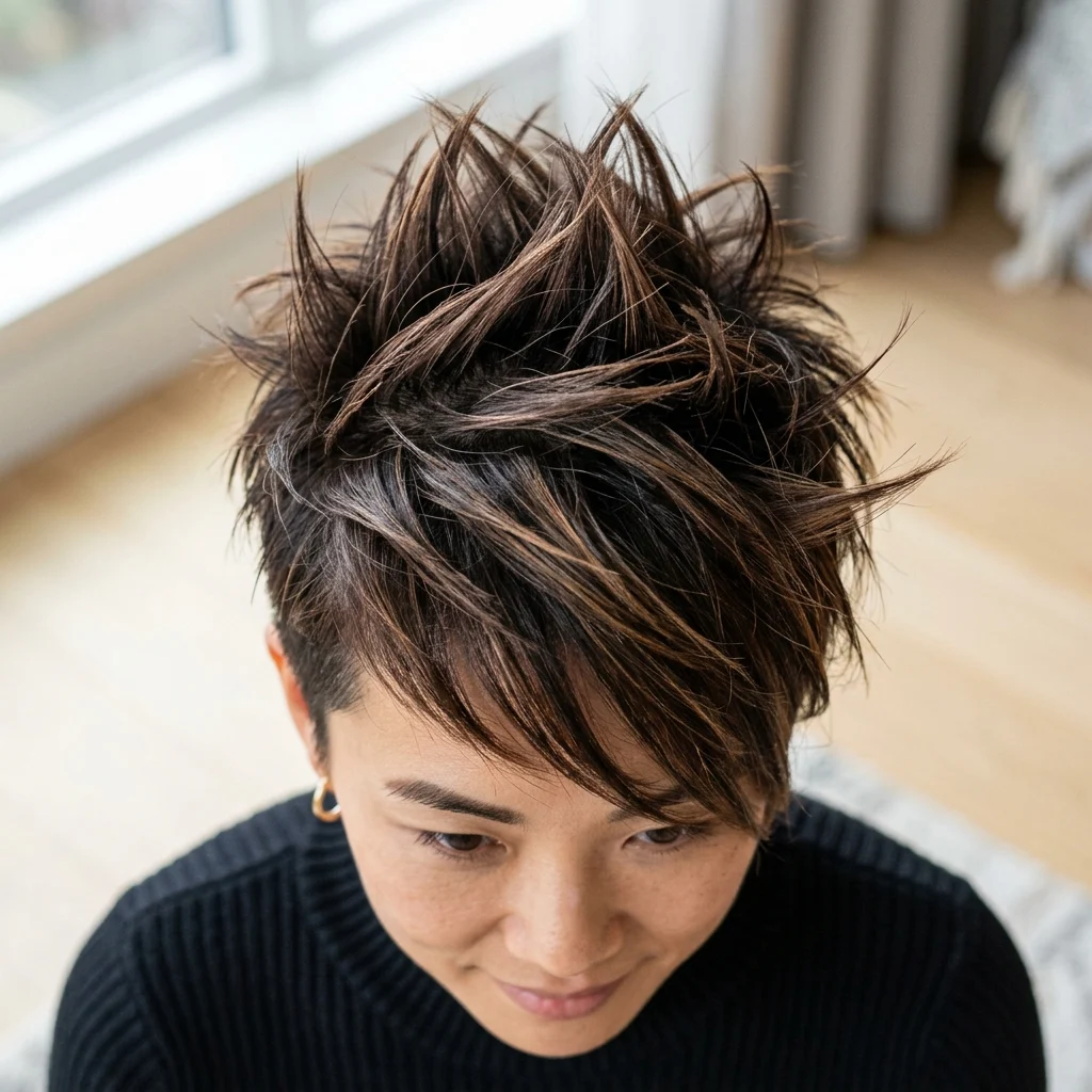 15. Textured Crown Spikes