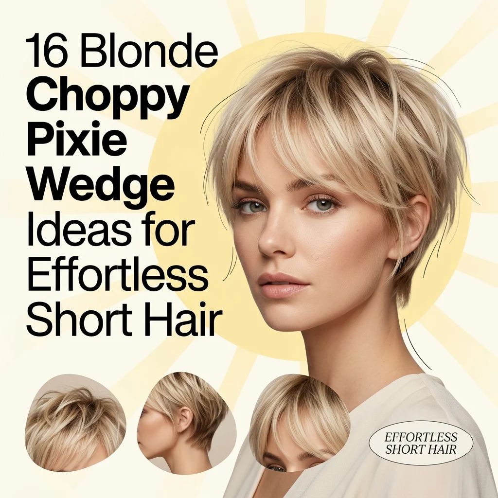 16 Blonde Choppy Pixie Wedge Ideas for Effortless Short Hair